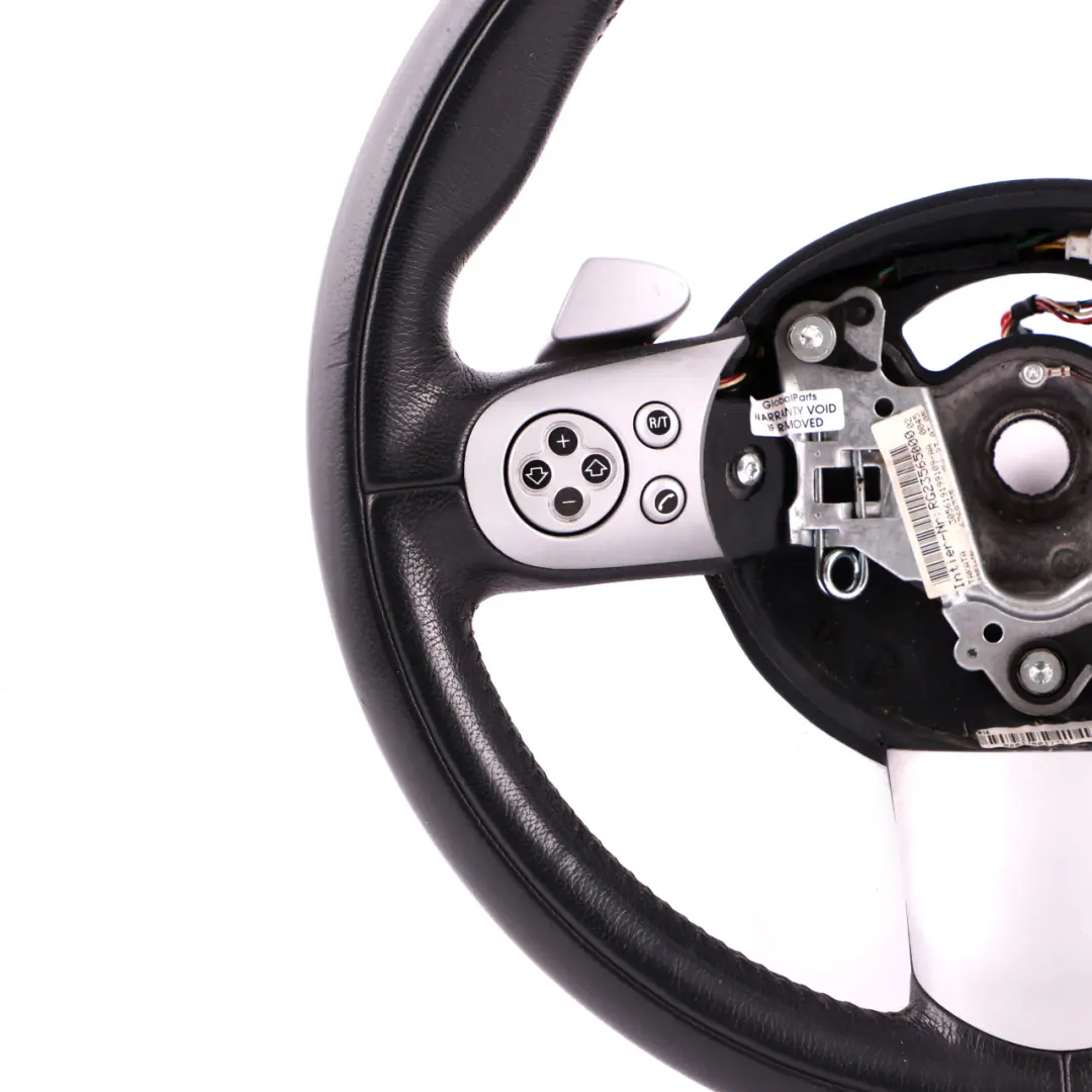 Mini R50 R52 R53 Sport Leather 3 Spoke Steering Wheel Steptronic Multifunction