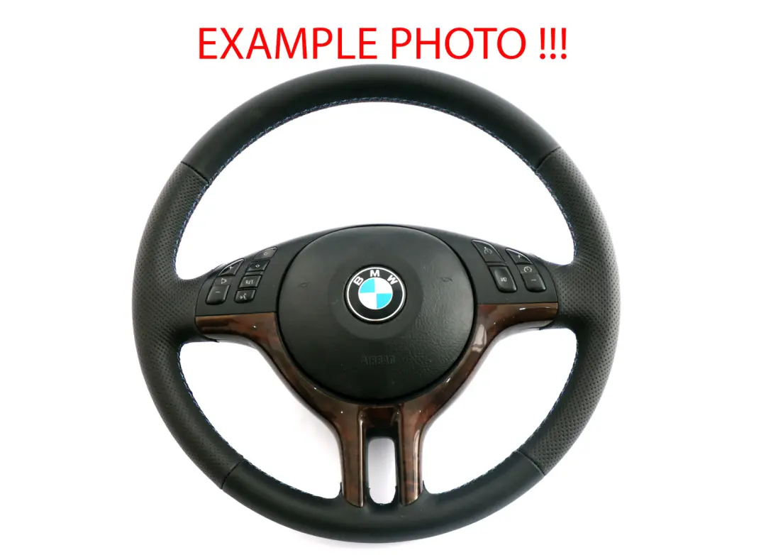 BMW X5 er E53 Multifunktion Sportlenkrad 3 Speichen M-Dreifarbige Fäden 6770422