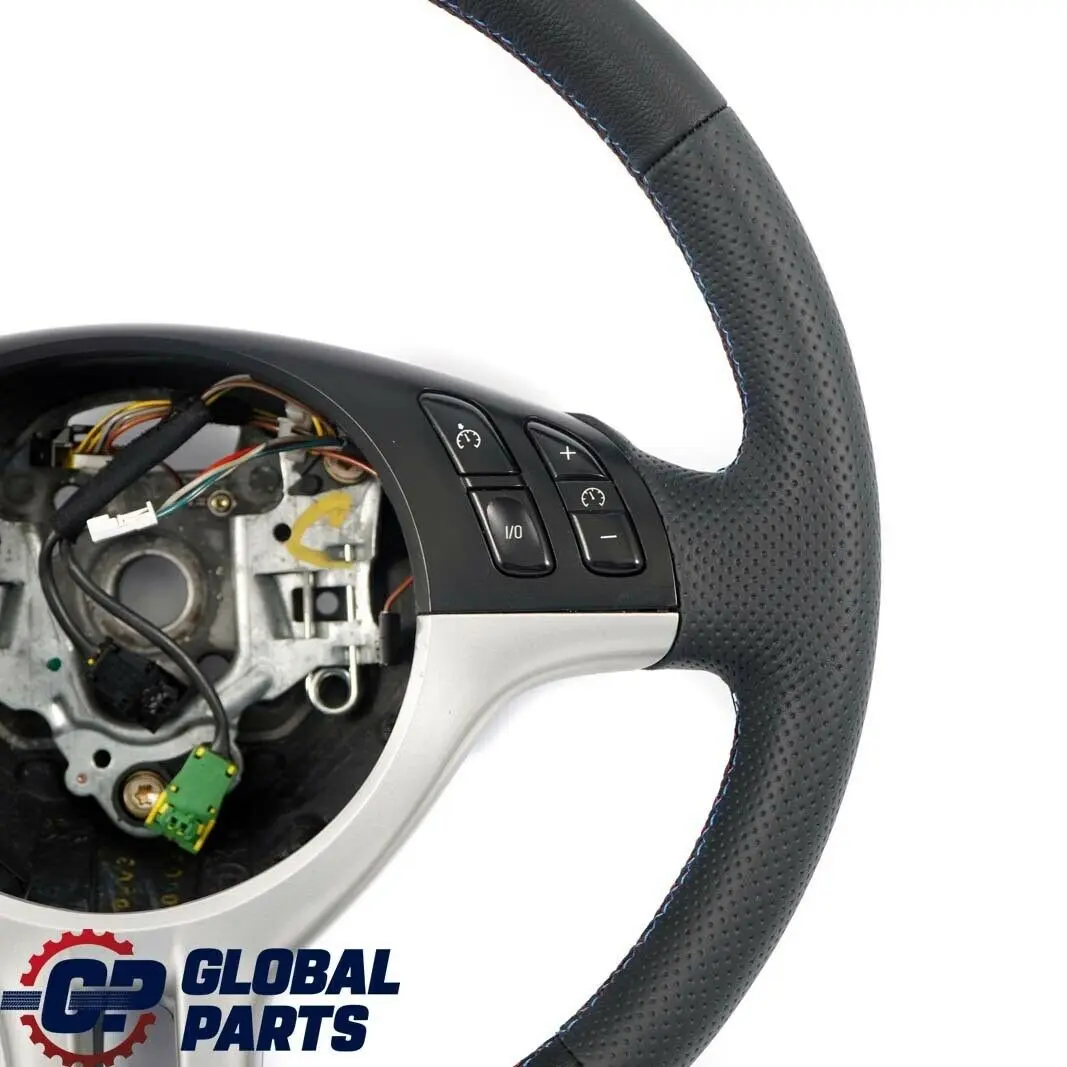 BMW X5 Series E53 NEW Black Leather Sport Steering Wheel 3 Spoke M-tricoloured