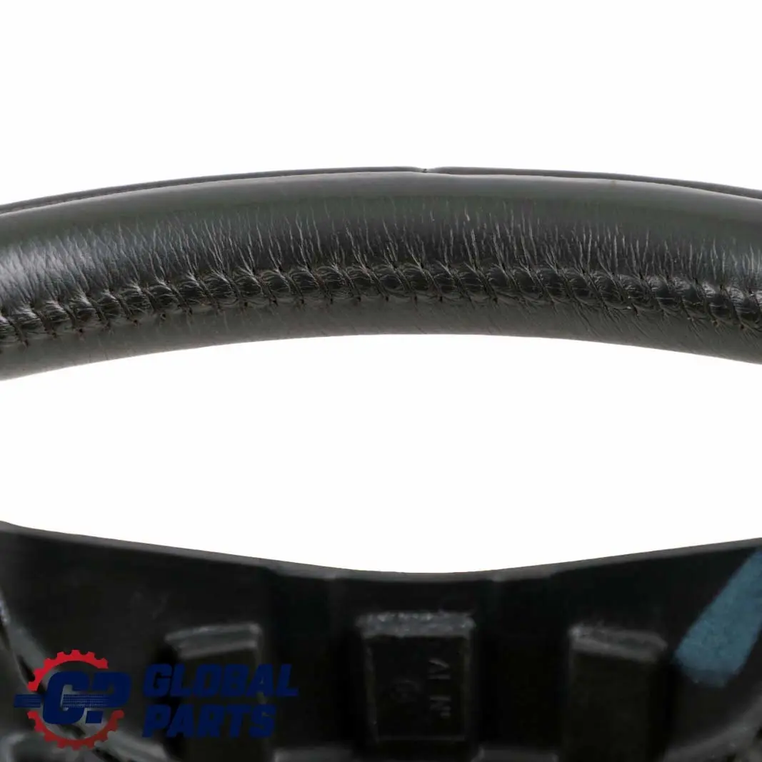 BMW Mini Cooper R50 R53 Sport 2 Spoke Black Leather Steering Wheel Trim