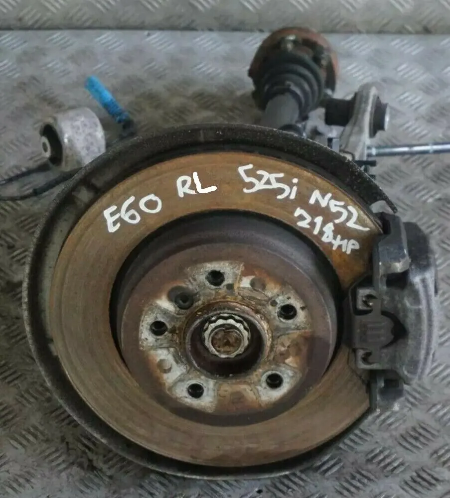 BMW 5 Series E60 525i N52 Rear Left N/S Hub Leg Carrier Brake Disc Caliper