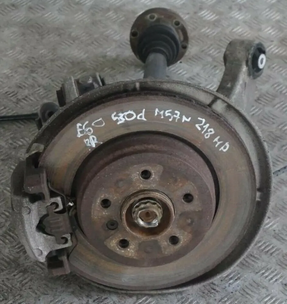 BMW 5 E60 530d M57N Rear Right O/S Hub Leg Carrier Brake Disc Caliper