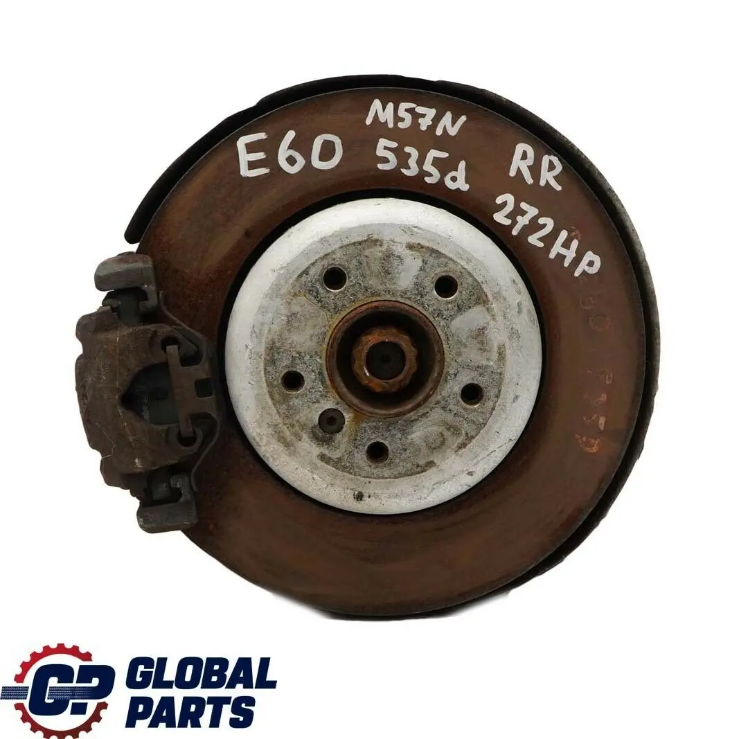 BMW 5 Series E60 535d Rear Right O/S Suspension Hub Leg Brake Caliper Disc