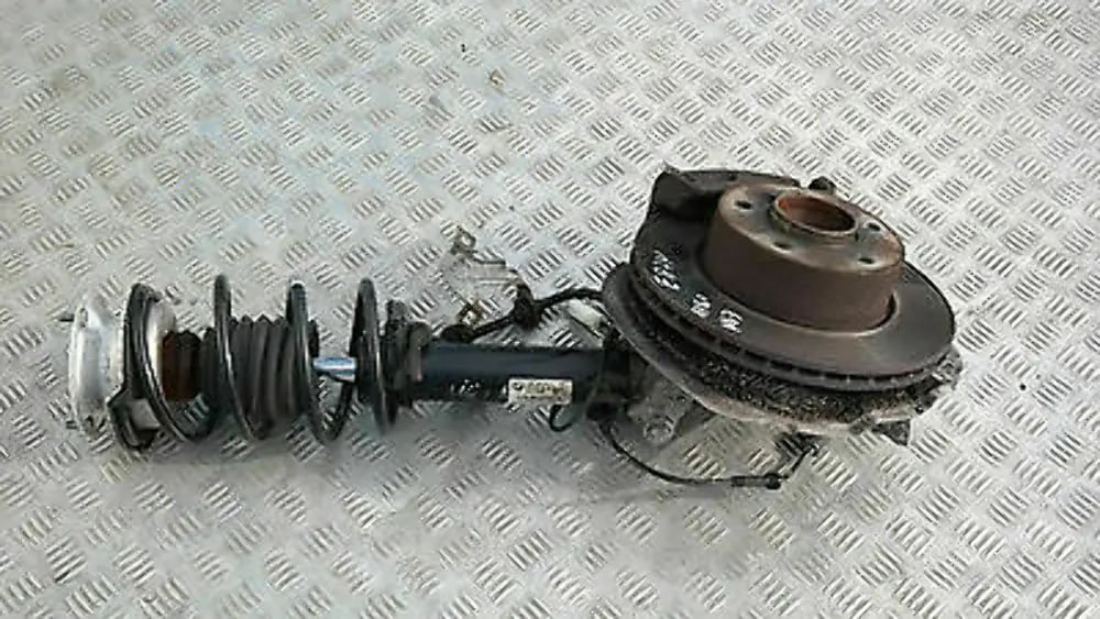 BMW 1 E87N 116i N43 Front Left N/S spring strut brake suspension leg hub axle