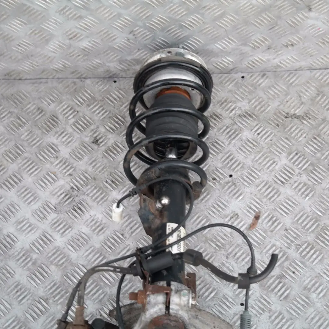 BMW E87 120i N46 Frente Izquierda Spring Strut Freno Suspension Pierna Hub