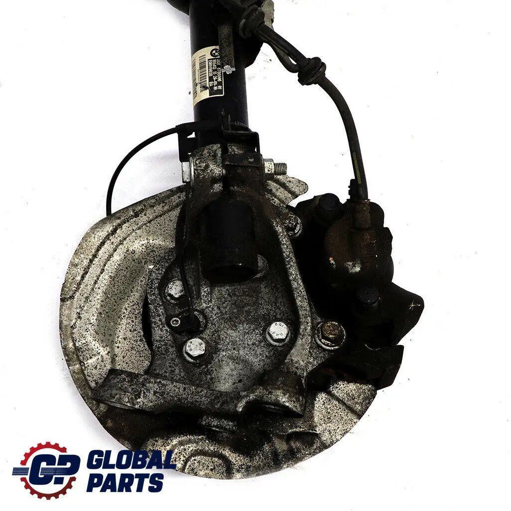 BMW E90 318i N43 delantero derecho O / Spring Strut Pierna Freno Suspension Hub