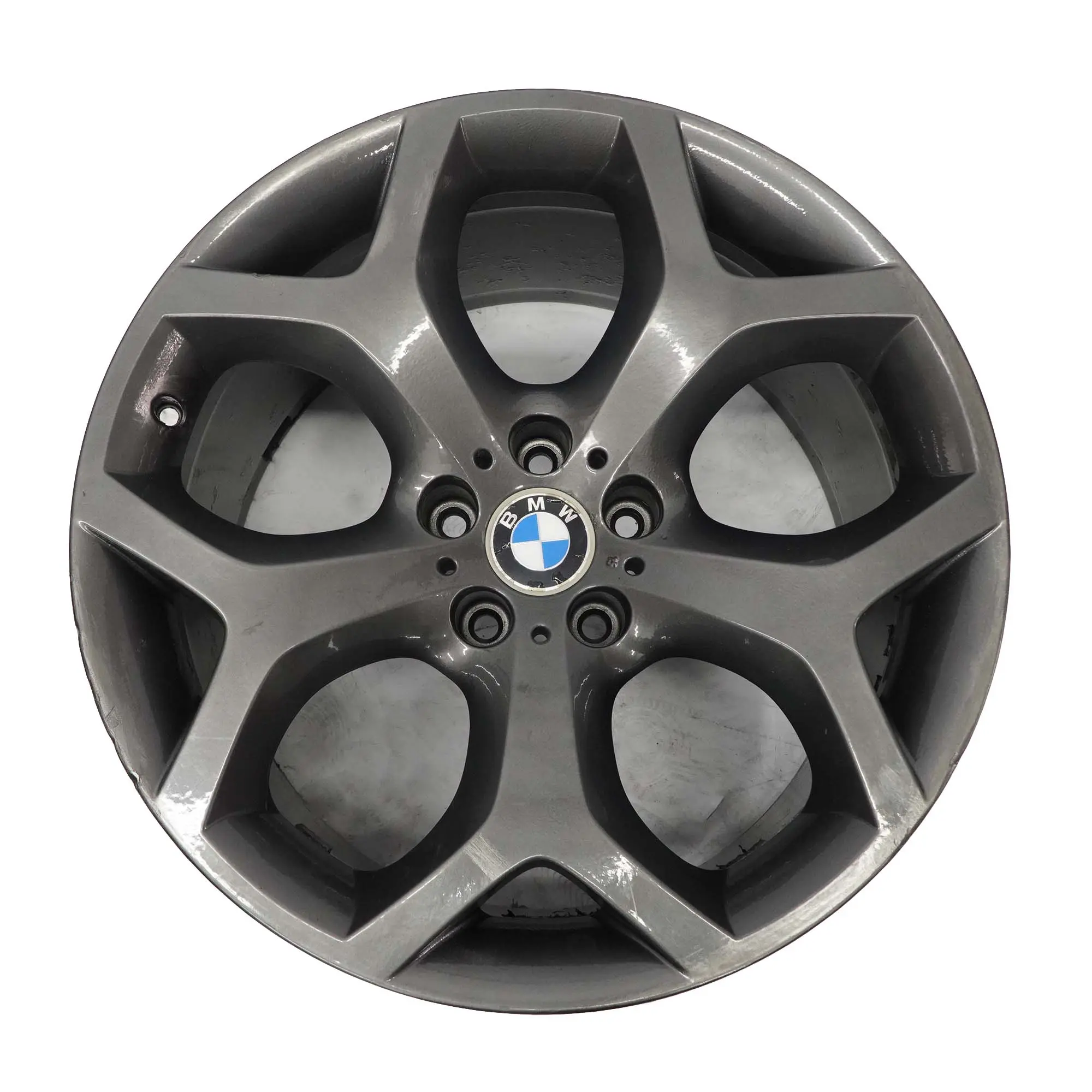 BMW X5 E70 Gris llanta trasera De aleacion De 20 "Y-radios 214 ET:37 11J 6772250