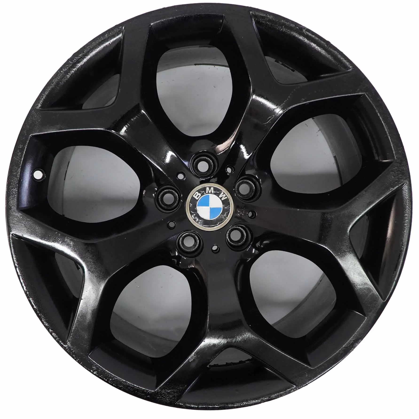 BMW X5 E70 Schwarz Hinten Alu Felge Alufelge Rim 20" Y-Speiche 214 6772250