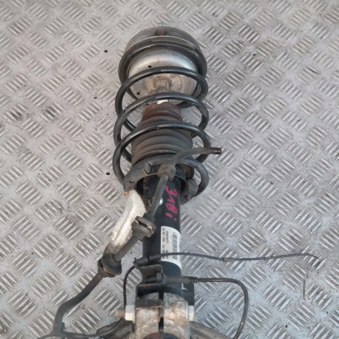 BMW E91 318i FRONTAL IZQUIERDO SPRING STRUT PIERNA SUSPENSIÓN FRENO CALLIPER