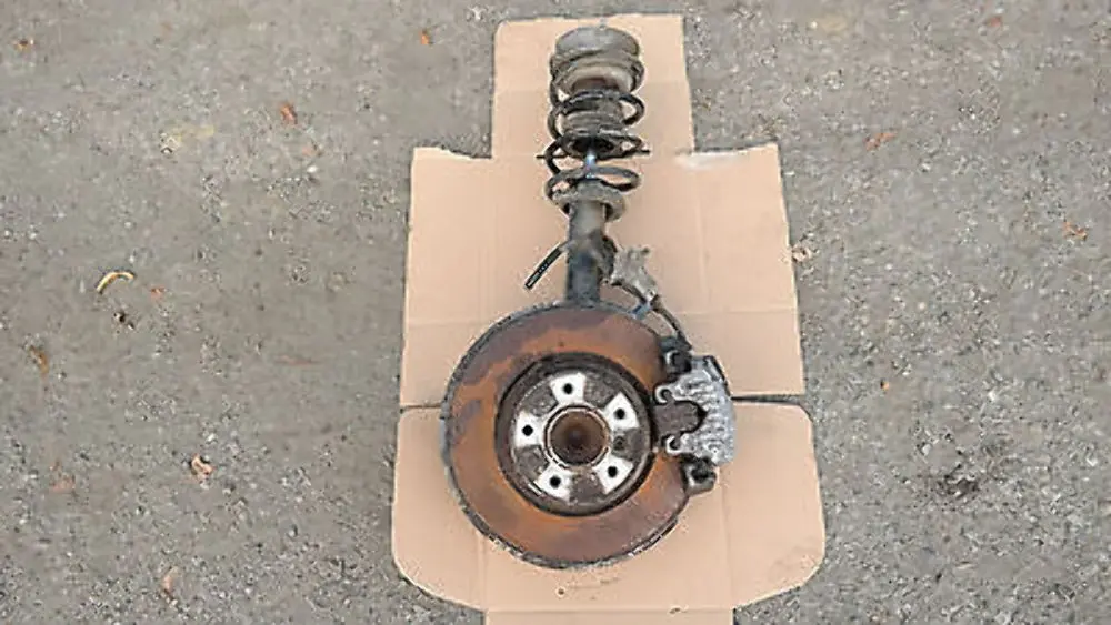 BMW 3 Series e91 330i LEFT MSPORT FRONT SPRING STRUT COMPLETE SUSPENSION LEG N/S