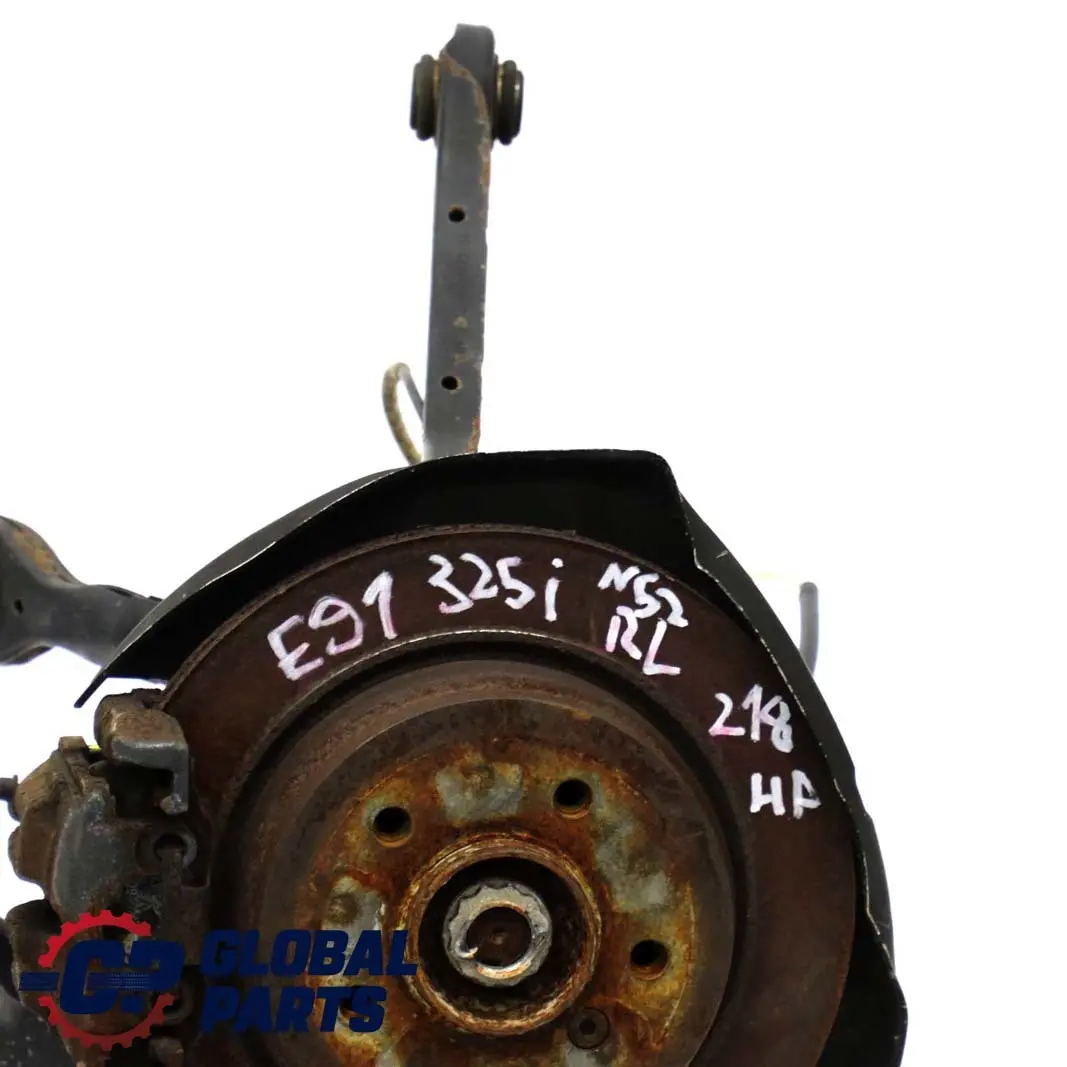 BMW 3 E91 Touring 325i N52 Rear Left N/S Suspension Leg Axle Brake Hub