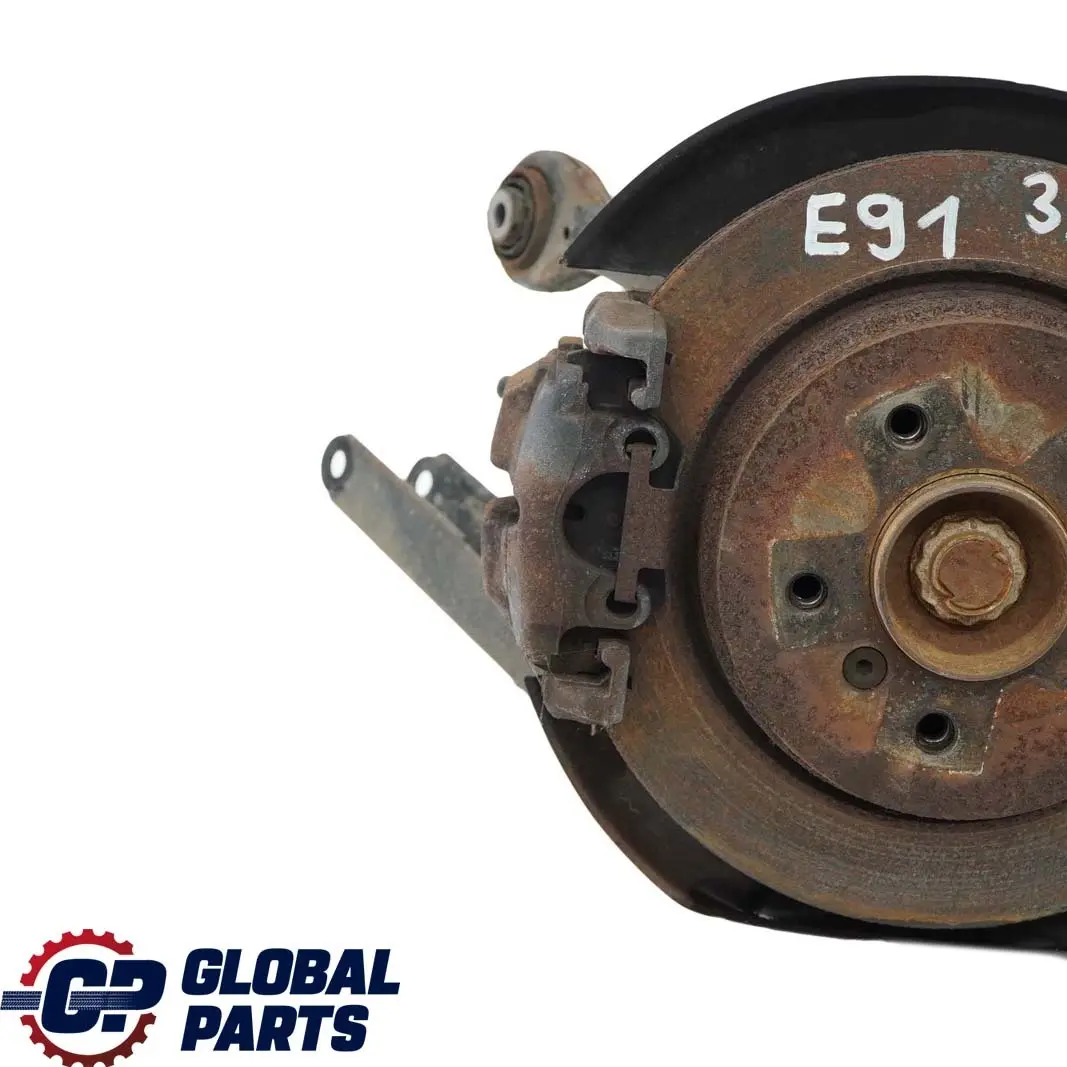 BMW 3 E91 325i N52 Rear Left N/S Suspension Leg Axle Brake Hub Automatic