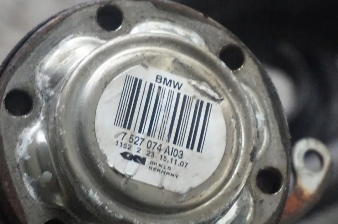 BMW E93 320i N43 Trasero Derecho Suspensión Pierna Eje Freno Cubo Manual