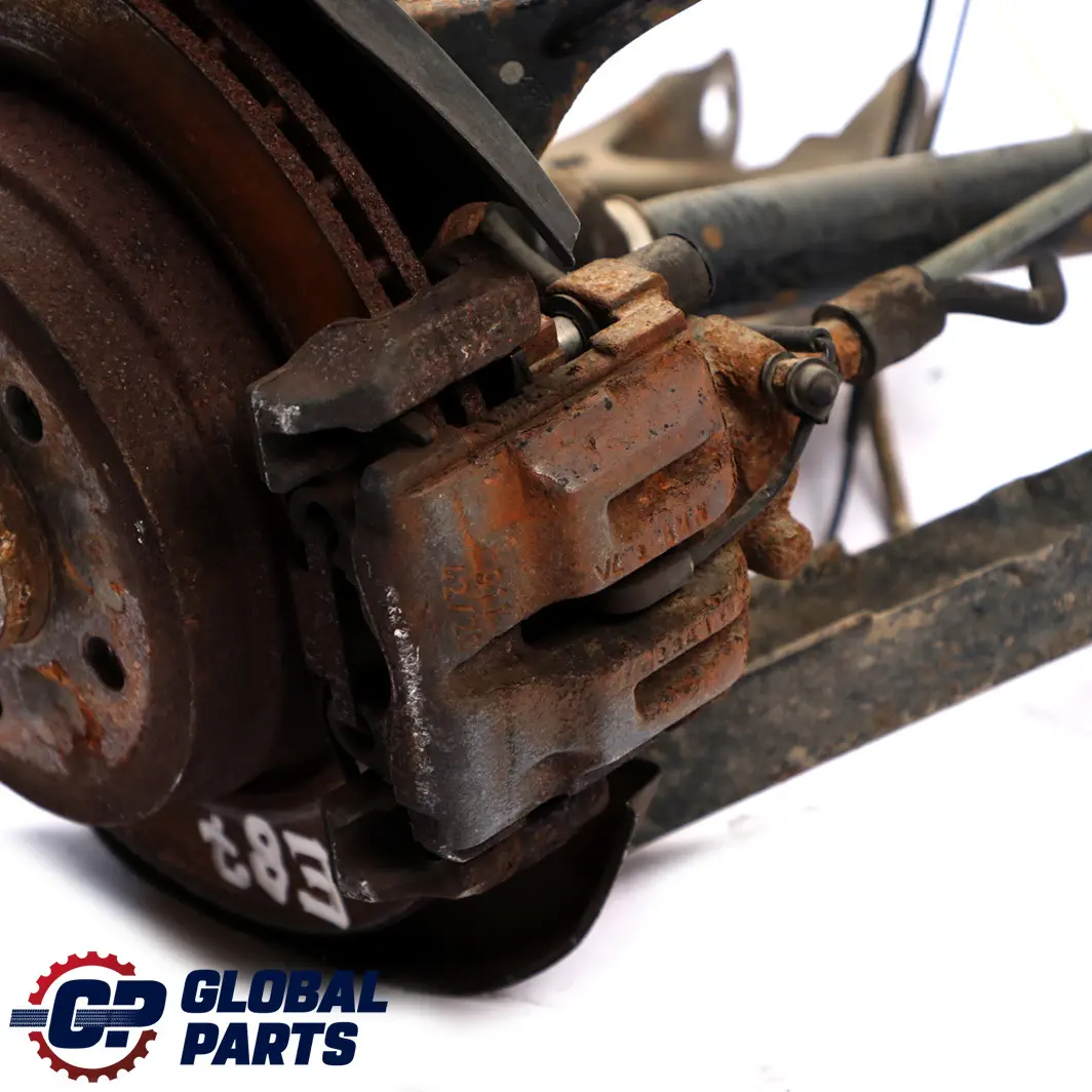 BMW E87 130i N52 trasera derecha O / S Suspension Pierna Eje Freno Disco Hub Set