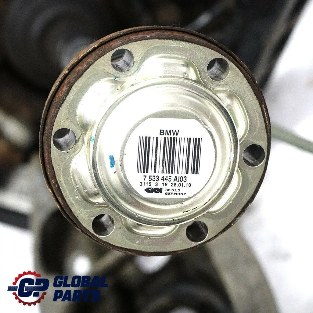 BMW E81 E87 LCI 116d N47 Trasera Izquierda Suspension Pierna Eje Disco De Freno