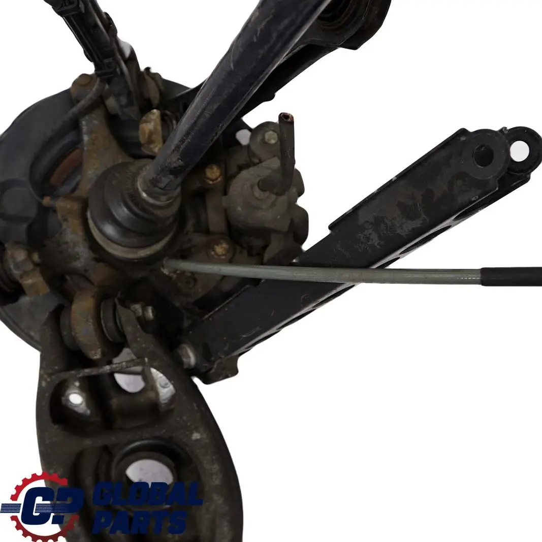 BMW E81 116i 2.0 N43 Trasero Izquierdo Suspension Pierna Eje Freno Disco