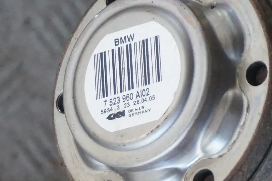 BMW 1 E87 116i N45 116PS Abtriebswelle Schwenklager Bremssattel Hinten Rechts