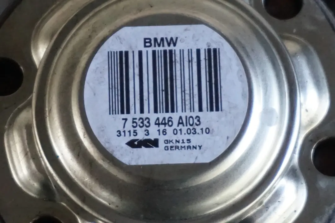 BMW E88 Cabrio 118d N47 Trasero Derecho Suspension Pierna Eje Freno Disco