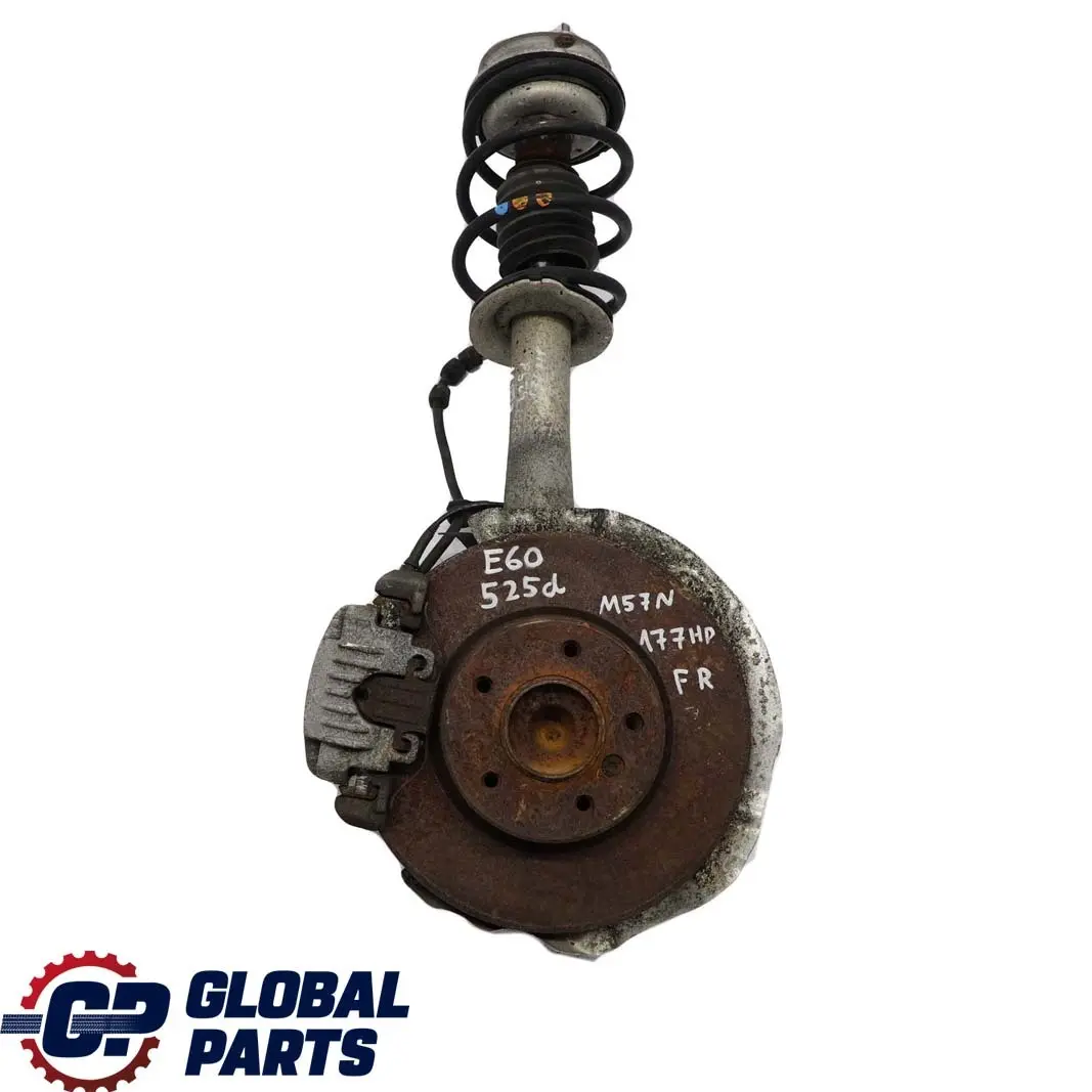 BMW E60 Berlina 525d M57N Delantero Derecho Muelle Freno Suspension Pata Buje