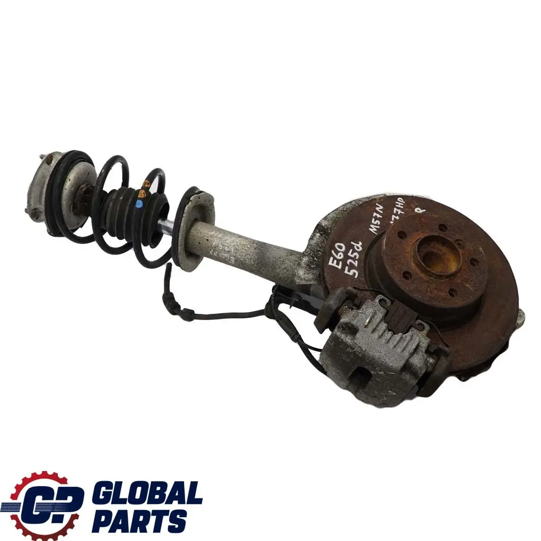 BMW E60 Berlina 525d M57N Delantero Derecho Muelle Freno Suspension Pata Buje