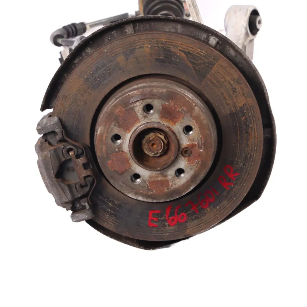 BMW E65 760i N73 Rear Right O/S Suspension Wheel Hub Leg Axle Brake Caliper Disc