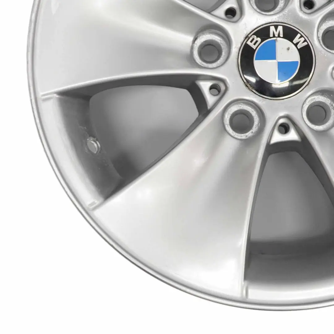 BMW E90 E91 Silver Alloy Wheel Rim 16" 7J ET:34 M Spider Spoke 155 6775594