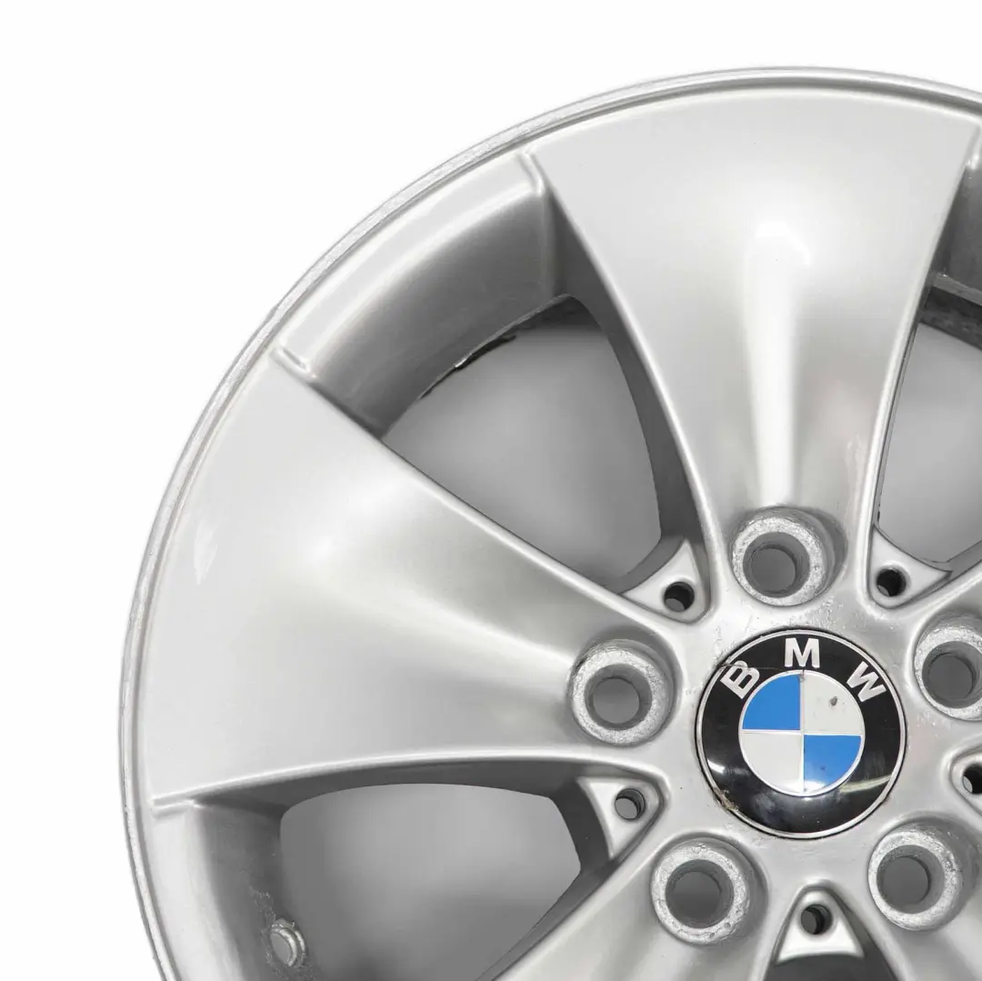 BMW E90 E91 Silver Alloy Wheel Rim 16" 7J ET:34 M Spider Spoke 155 6775594