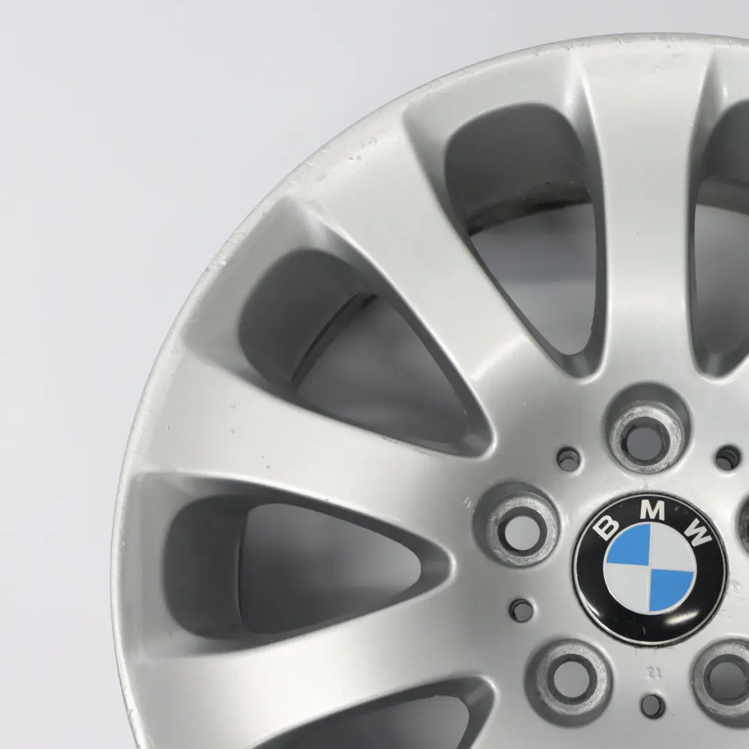 BMW E90 E91 Silver Wheel Alloy Rim 17" ET:34 8J Spider Spoke 159 6775597