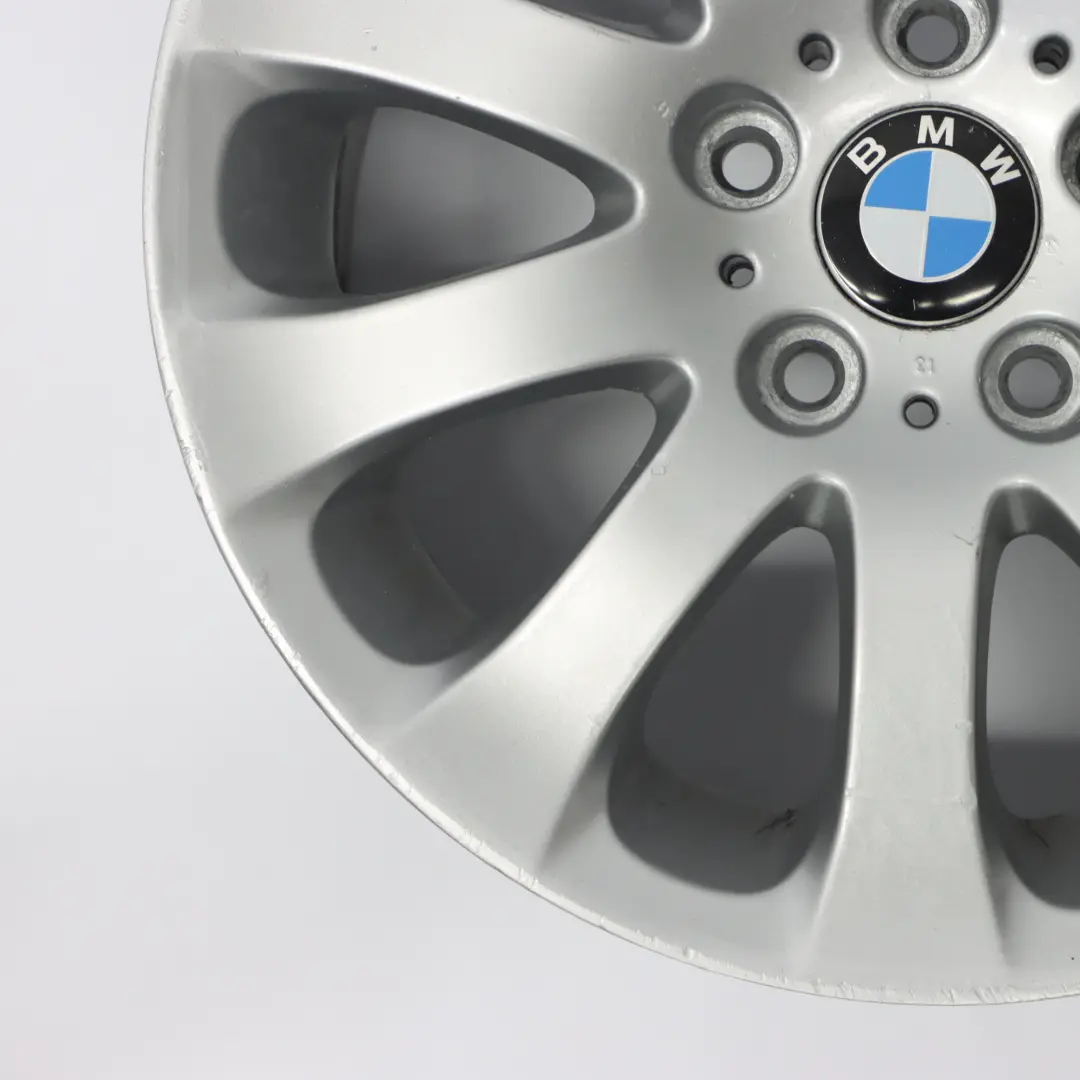 BMW E90 E91 Silver Wheel Alloy Rim 17" ET:34 8J Spider Spoke 159 6775597