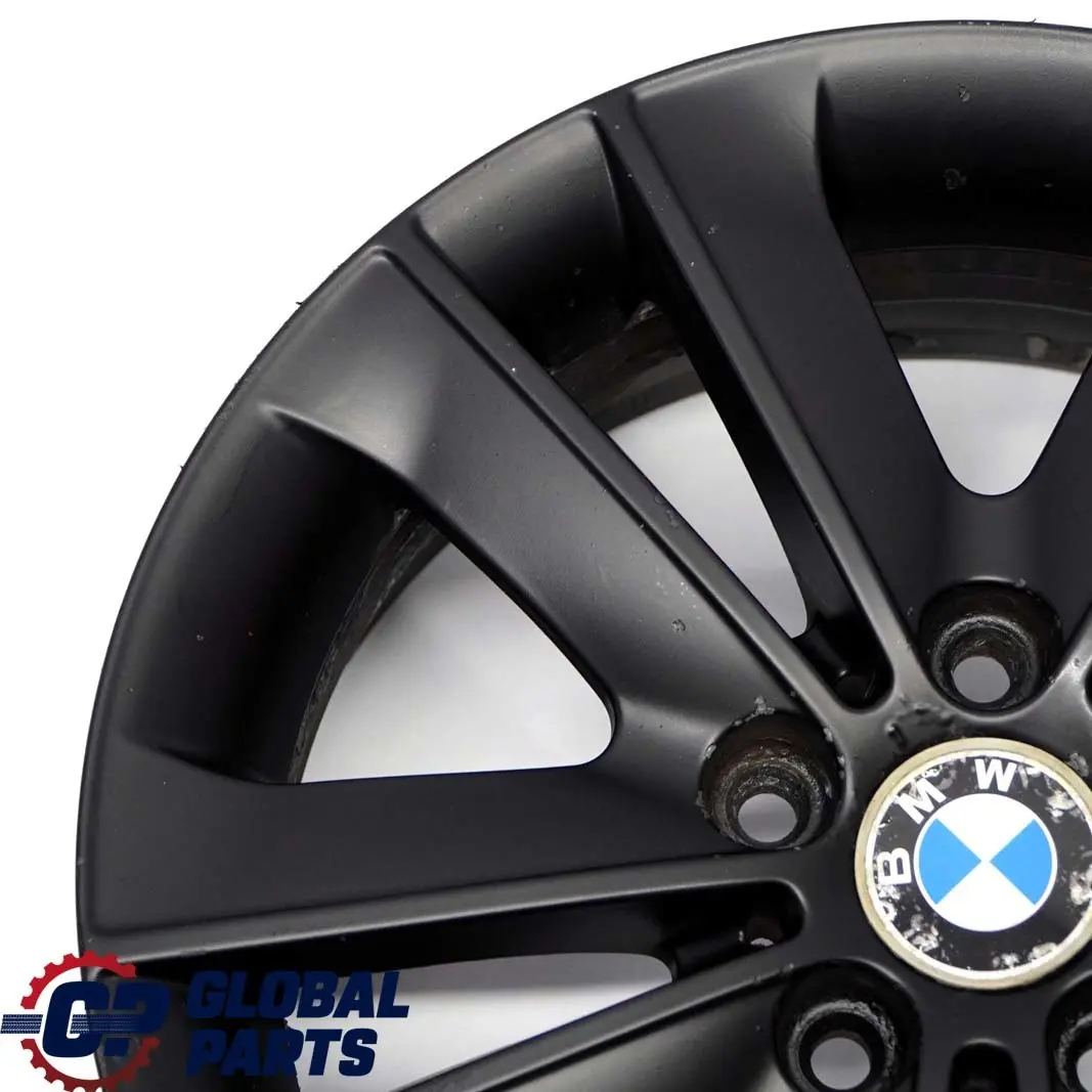 BMW E81 E82 E87 Llanta Aleacion Negra 17" V-Spoke 141 ET:47 7J 6762888 6775621