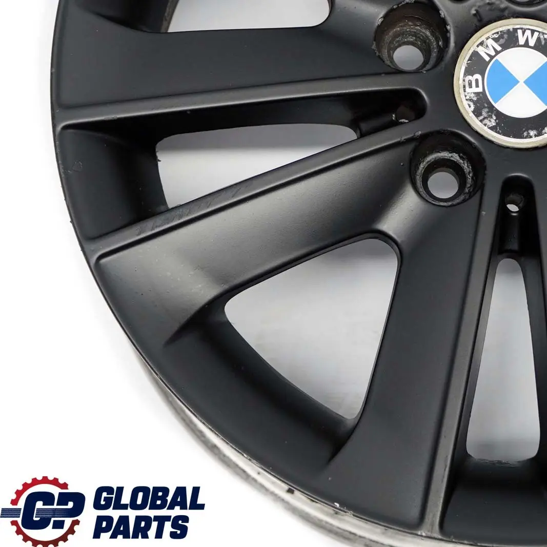 BMW E81 E82 E87 Llanta Aleacion Negra 17" V-Spoke 141 ET:47 7J 6762888 6775621