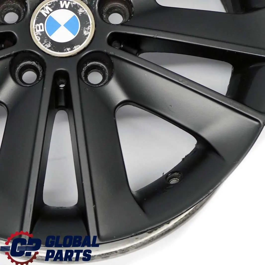 BMW E81 E82 E87 Llanta Aleacion Negra 17" V-Spoke 141 ET:47 7J 6762888 6775621