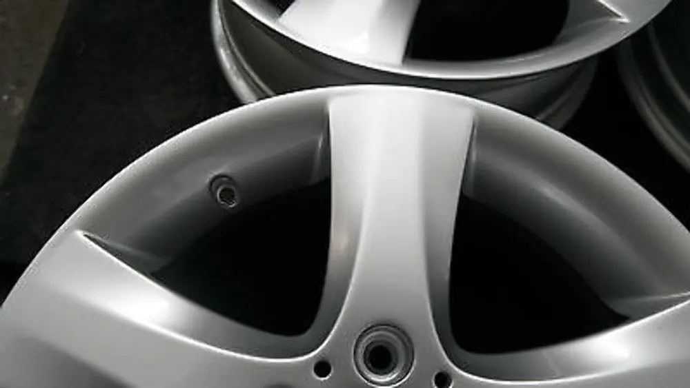 GENUINE BMW E81 E82 E87 E88 Complete Set 4x Wheel Alloy Rim 17" spider spoke 142  - SKU 6775623 - Part number 6775622  6775623
