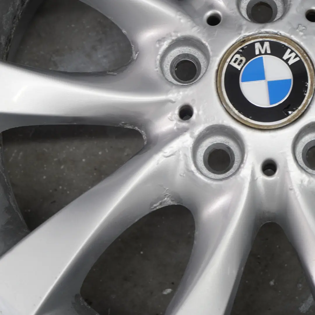 Llanta Aleacion Ligera Plateada BMW E87 LCI 18" M V-Spoke 217 7,5J ET:49 6775634