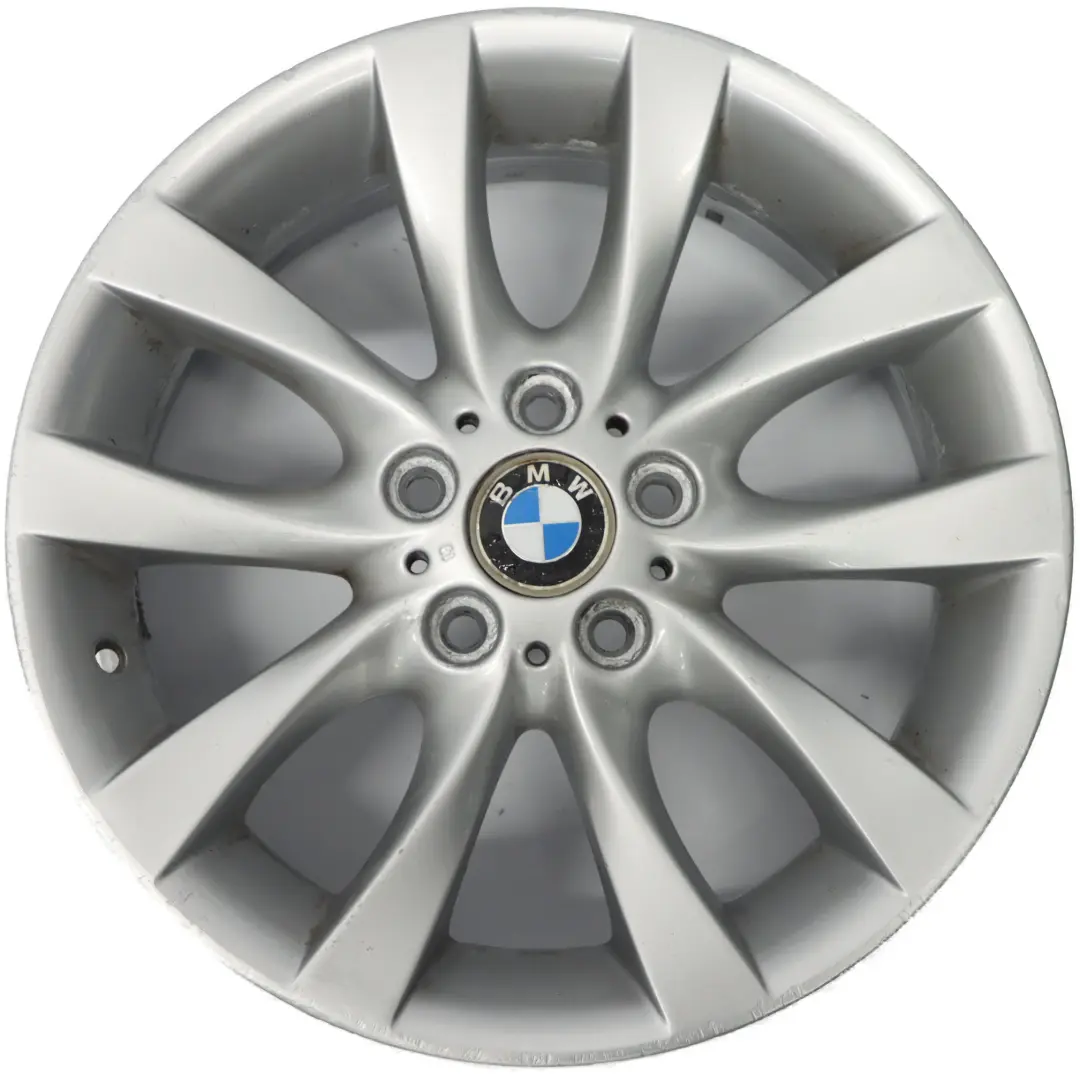 Llanta Aleacion Ligera Plateada BMW E87 LCI 18" M V-Spoke 217 7,5J ET:49 6775634