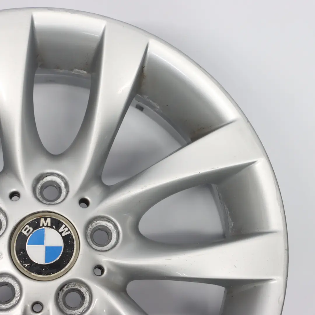 Llanta Aleacion Ligera Plateada BMW E87 LCI 18" M V-Spoke 217 7,5J ET:49 6775634