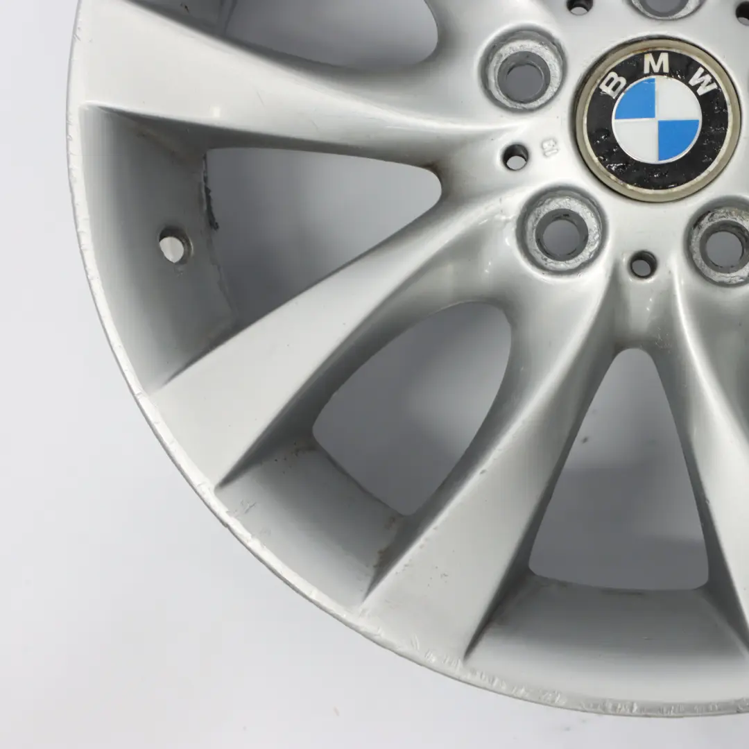 Llanta Aleacion Ligera Plateada BMW E87 LCI 18" M V-Spoke 217 7,5J ET:49 6775634