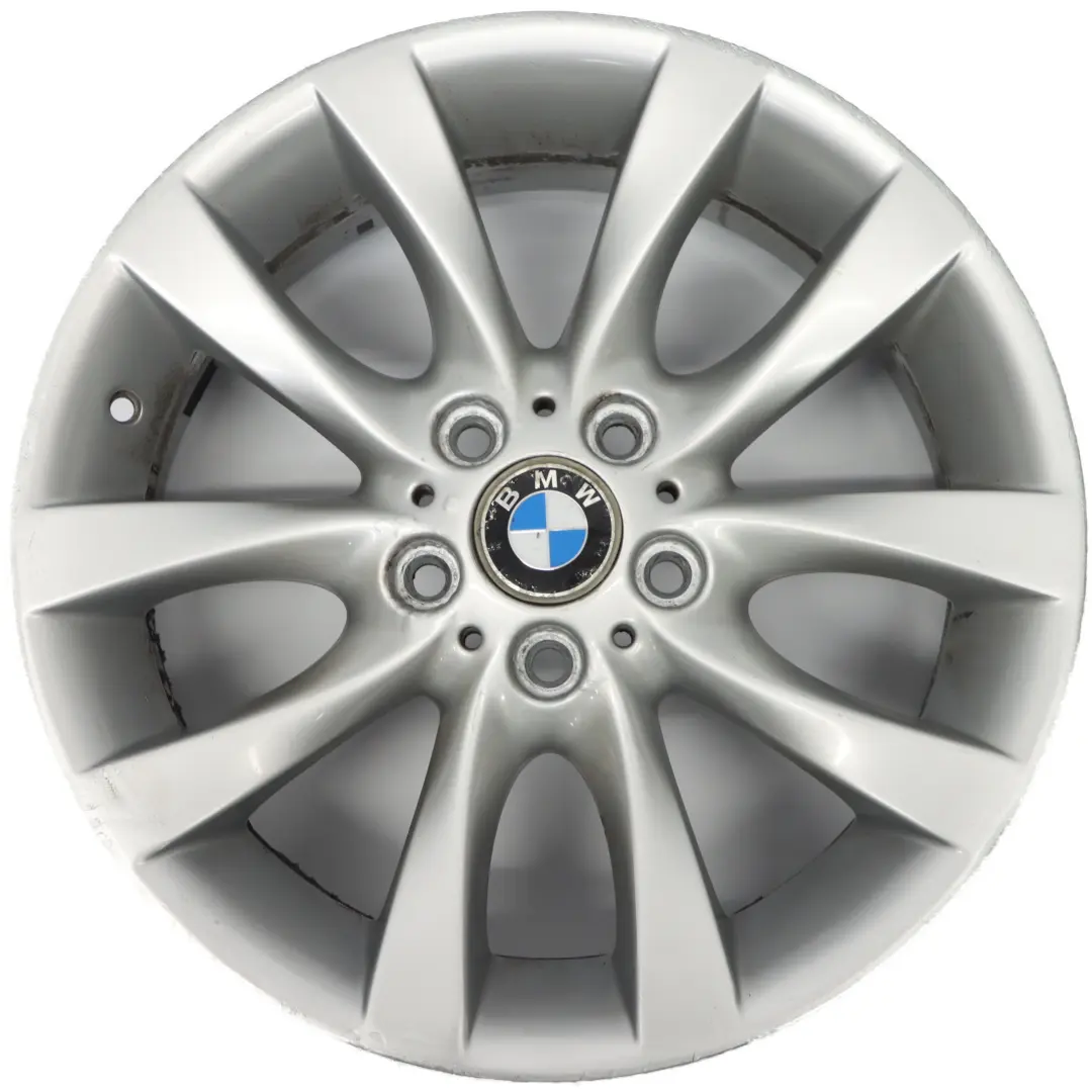 BMW E87 LCI Silver Light Alloy Wheel Rim 18" M V-Spoke 217 7,5J ET:49 6775634