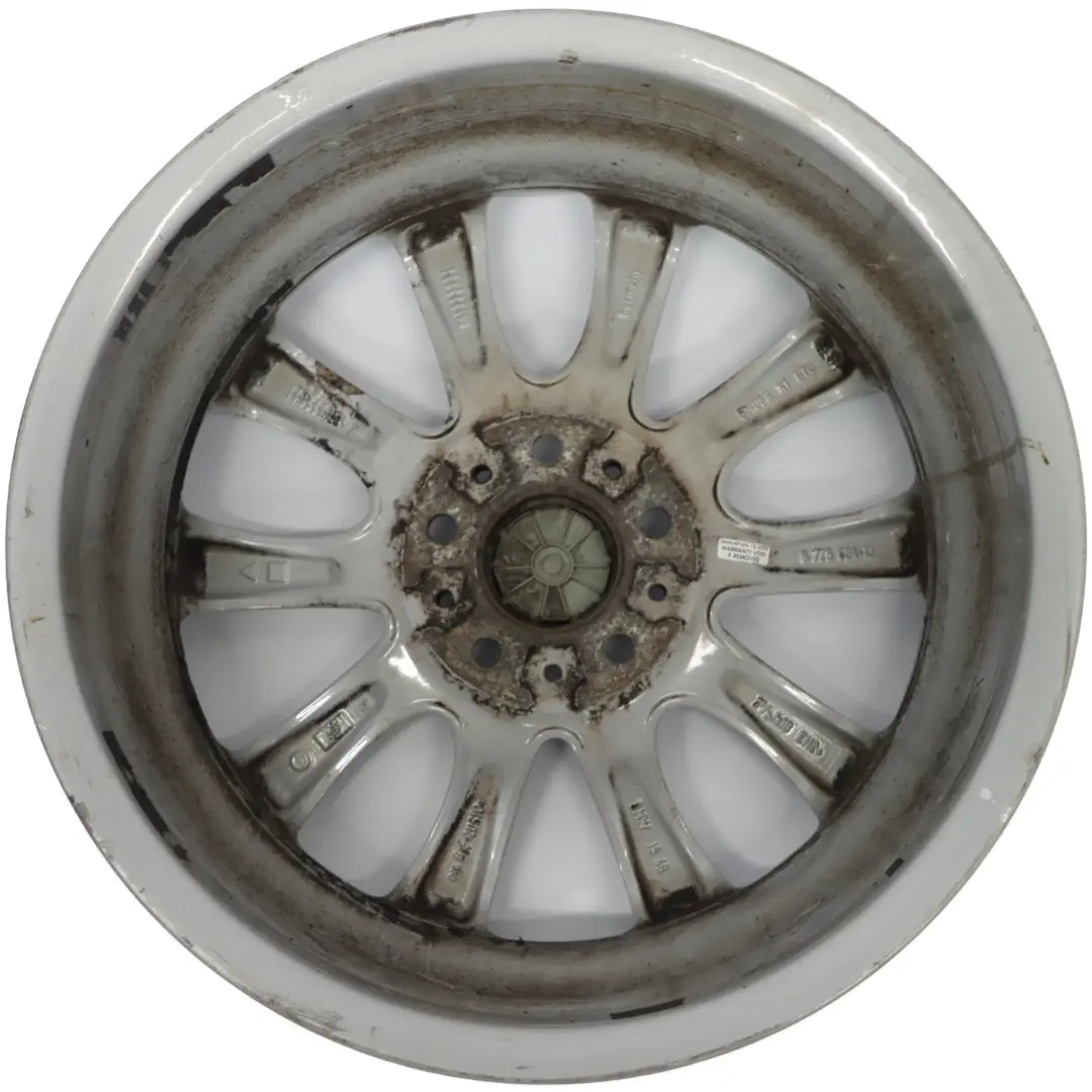 BMW E87 LCI Silver Light Alloy Wheel Rim 18" M V-Spoke 217 7,5J ET:49 6775634