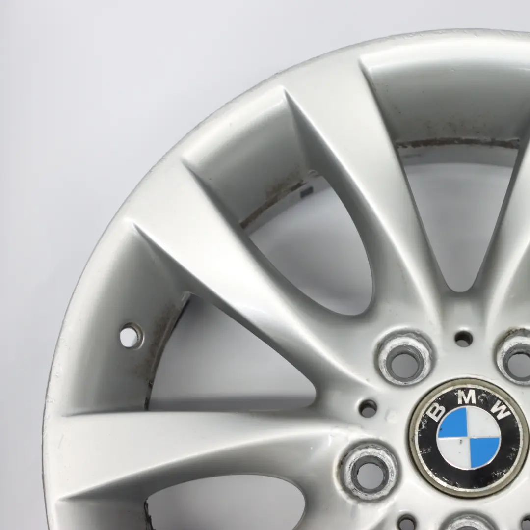 BMW E87 LCI Silver Light Alloy Wheel Rim 18" M V-Spoke 217 7,5J ET:49 6775634