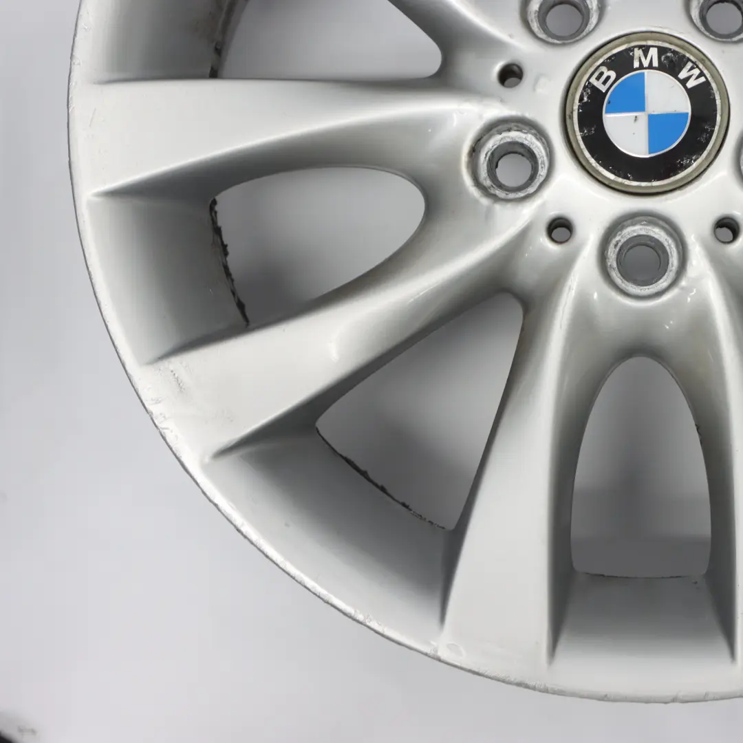 BMW E87 LCI Silver Light Alloy Wheel Rim 18" M V-Spoke 217 7,5J ET:49 6775634