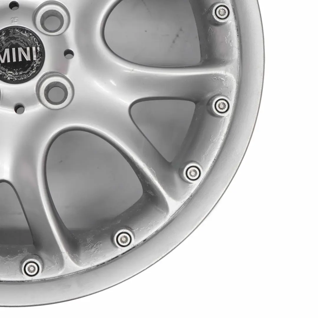 Mini Cooper R50 R56 llanta De aleacion De plata 17 "7J ET:48 Web Cross Spoke 98