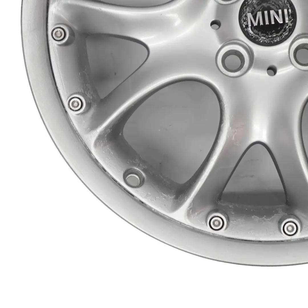 Mini Cooper R50 R56 llanta De aleacion De plata 17 "7J ET:48 Web Cross Spoke 98