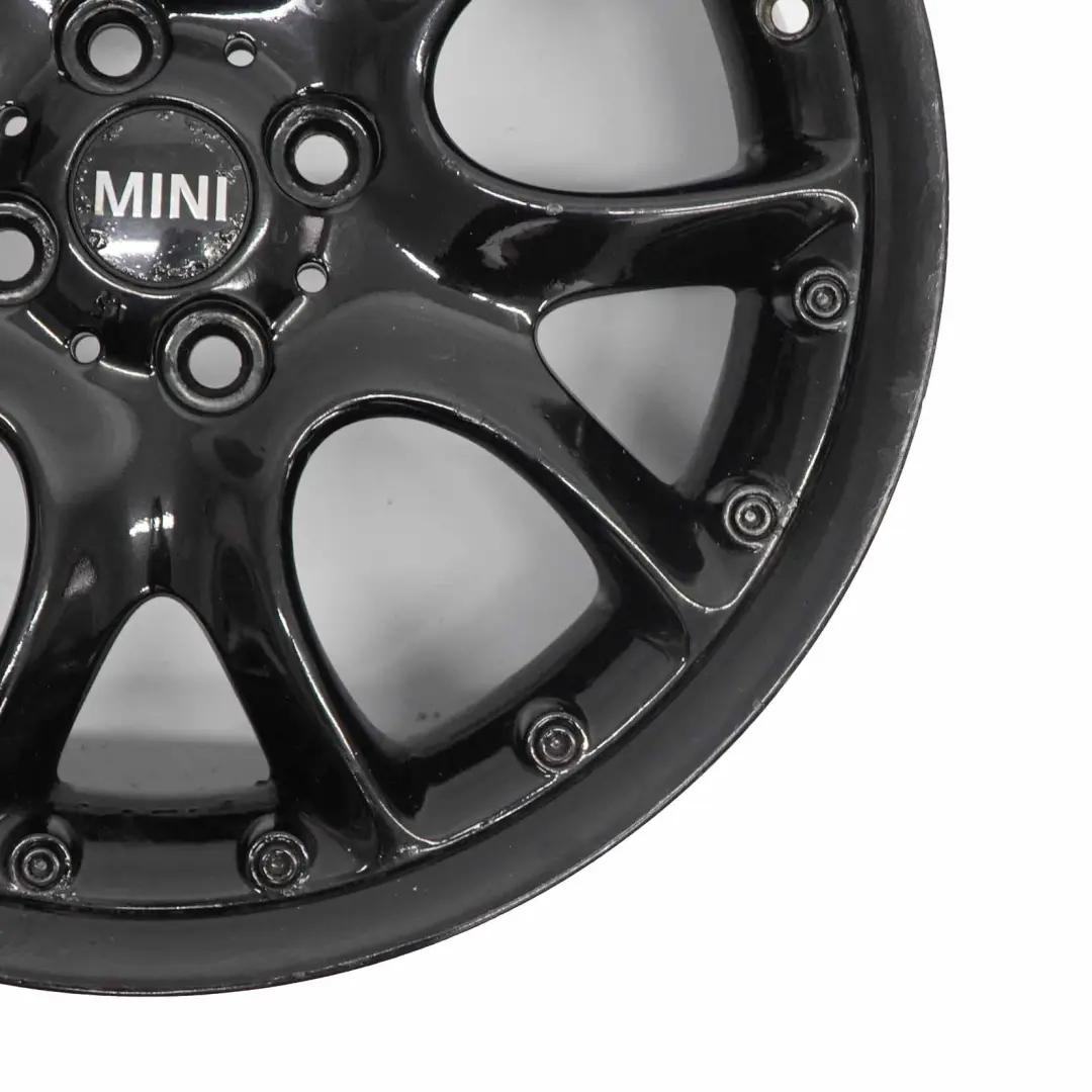 Mini R50 R55 R56 Negro Llanta De aleacion De 17 "7J ET:48 Web Cross Spoke 98