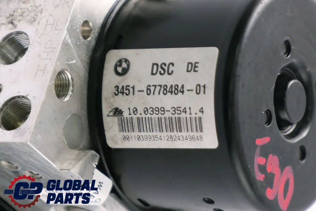 BMW E90 E91 E92 DSC ABS Unidad de Frenado Hidráulico Bomba 6778484 6778485