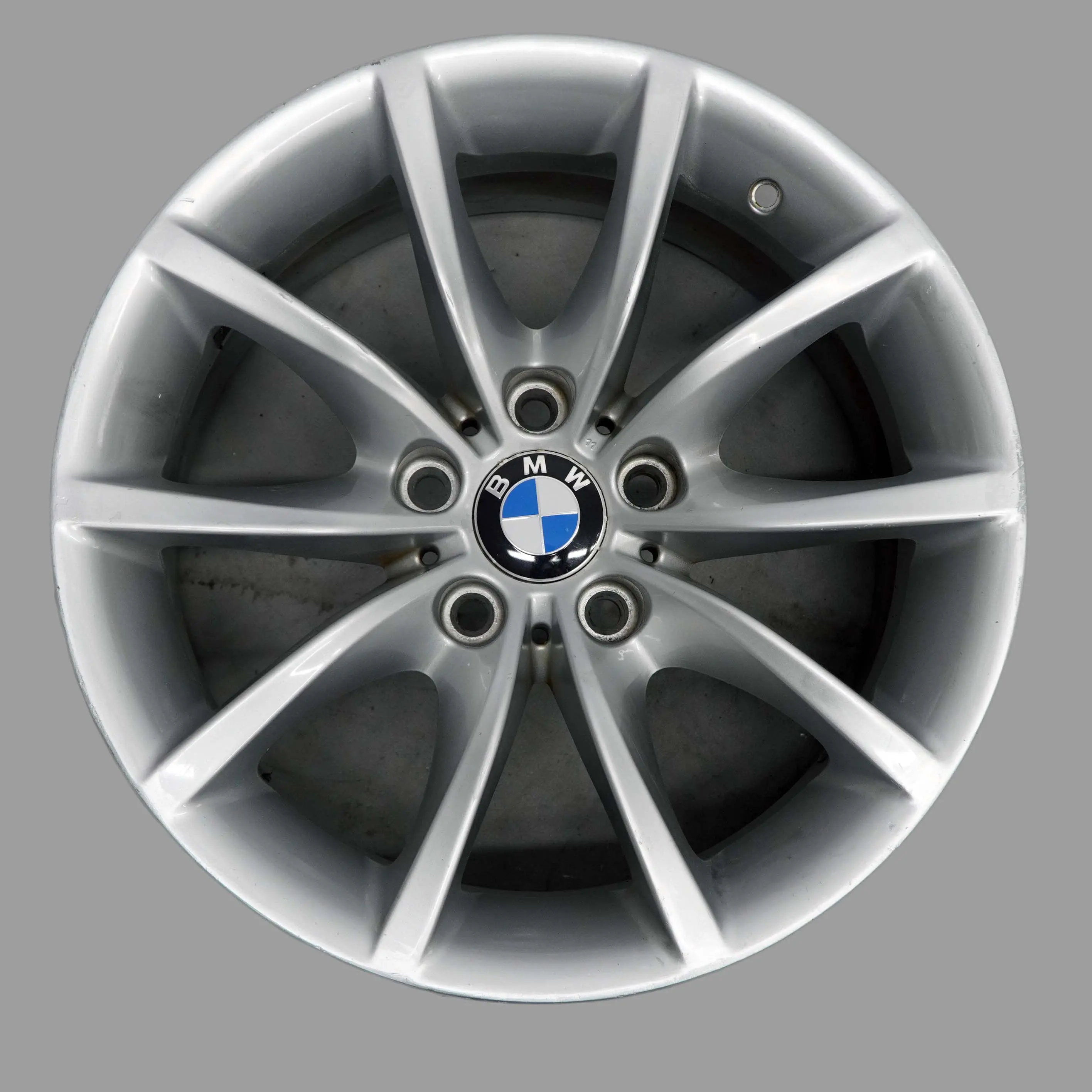 BMW 5 Series E60 E61 Silver Alloy Wheel Rim 17" 8J ET:20 V-Spoke 245 6777348