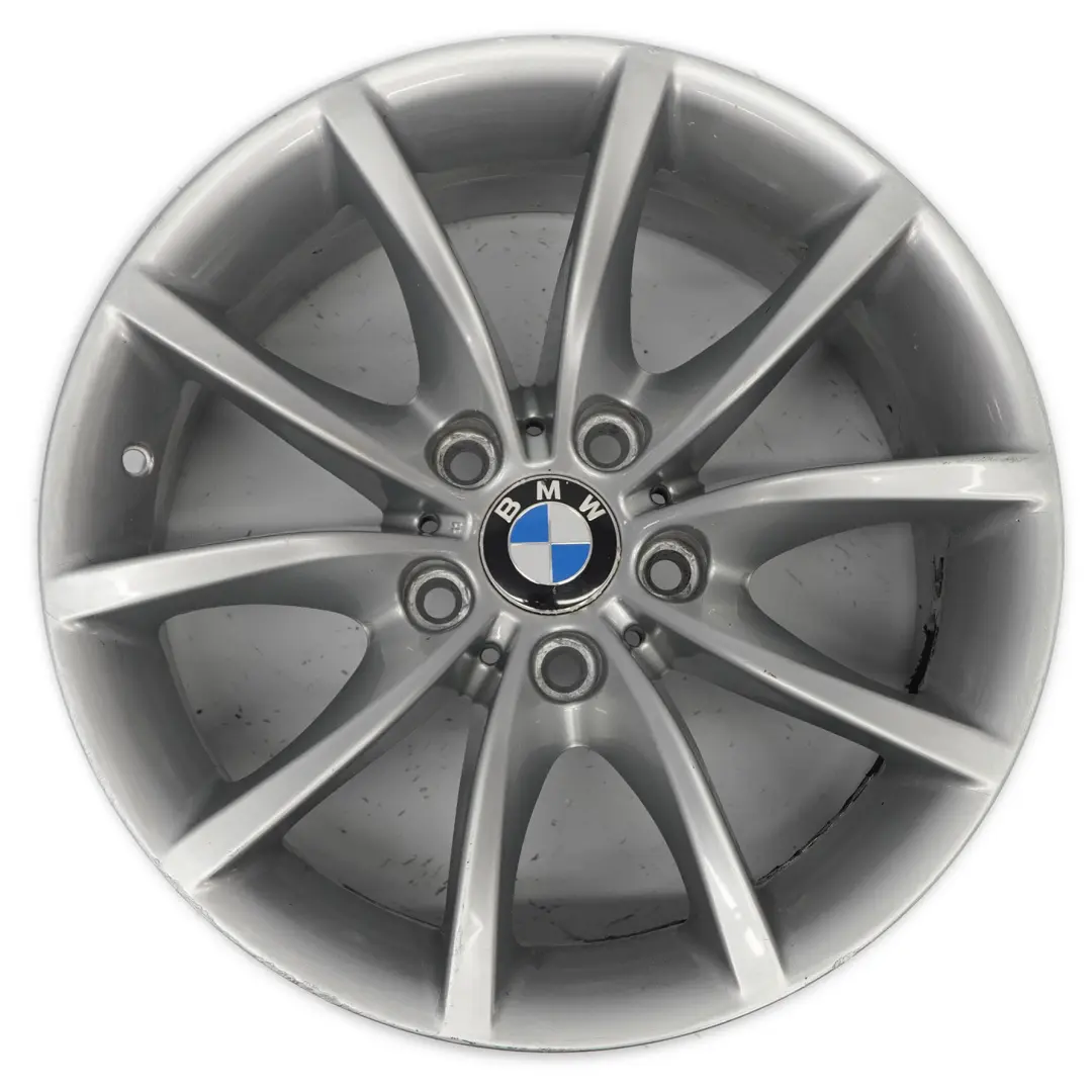 BMW 5 Series 2 E60 E61 Silver Alloy Wheel Rim 17" 8J ET:20 V-Spoke 245 6777348