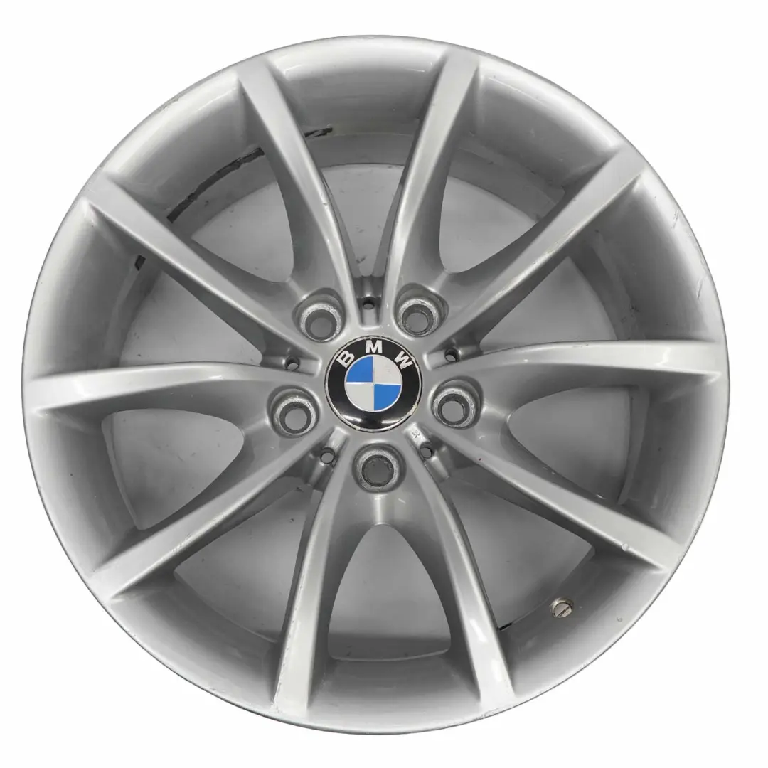 BMW 5 Series 3 E60 E61 Silver Alloy Wheel Rim 17" 8J ET:20 V-Spoke 245 6777348