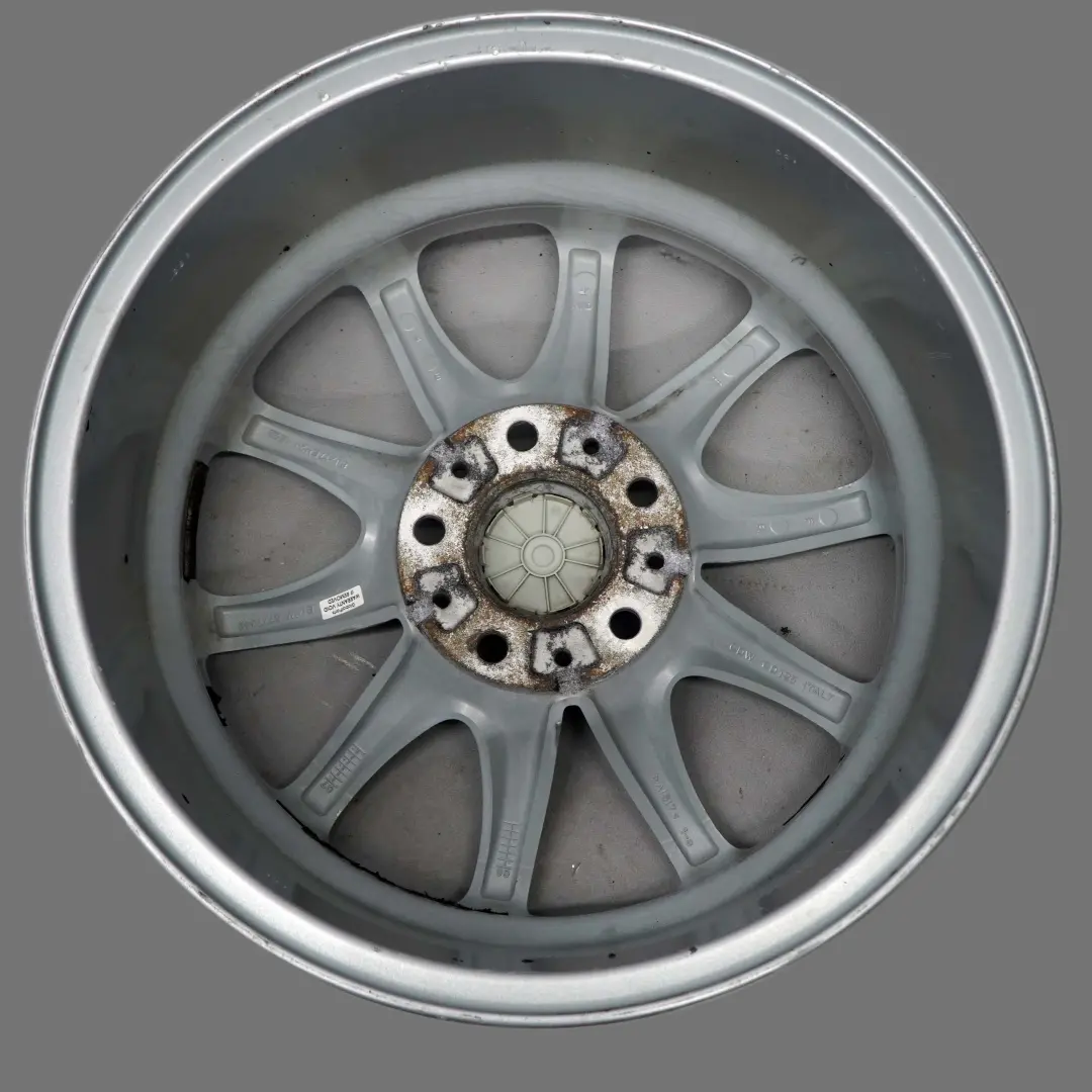 BMW E60 E61 llanta De aleacion De plata 17 "8J ET:20 V-Spoke 245 6777348