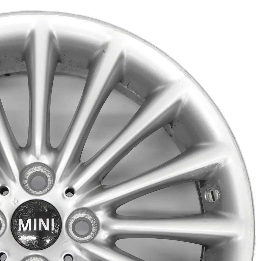 Mini Cooper R50 R55 R56 R57 Llanta de aleación plateada 17" 7J Multi-Spoke 108